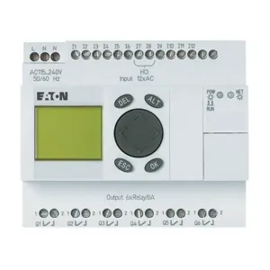 EATON EASY819-AC-RCX Easy Programmable Relays, 800, 110-240 Vdc, 12 Digital Inputs, 6 Relay Outputs | BJ3EWB