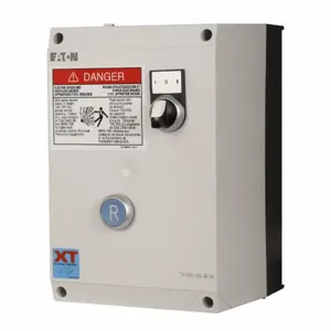 EATON ECX09H5CAA-R63/D Enclosed Non-Combination Non-Reversing Non-Metallic Watertight IEC Starter, 480 VAC | BJ3ZXH