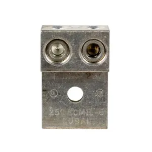 EATON EDL6250 Safety Socket Mechanical Lug, Double Mechanical Lug, Used With: Safety Sockets | BJ4AUH