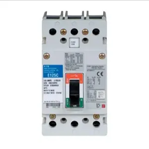 EATON EGC3125FFG G Molded Case Circuit Breaker, Eg-Frame, Eg, Fixed Thermal, Fixed Magnetic Trip | AG8MZP