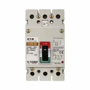 EATON EGHDC3050FFW G Dc/Pvgard Complete Molded Case Circuit Breaker, Eg-Frame, Eg, Fixed Thermal | BH9BLQ