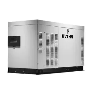 EATON EGENX36KNAN Liquid Cooled Standby Generator, 480 V, 108 A, 50/60 Hz, 2.4 L Fuel Tank | BH9AUX