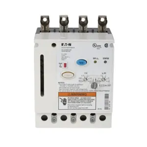 EATON ELEBN4125W Molded Case Circuit Breaker Accessory Earth Leakage Module, Ground Fault Modules, 125 A | BH9DUC