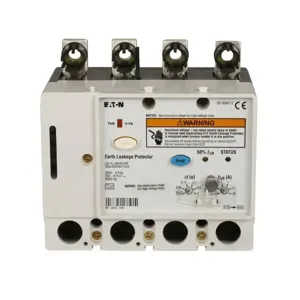 EATON ELJBE4160W G Molded Case Circuit Breaker Earth Leakage Module, Jg-Frame, Complete Breaker | BH9DUA