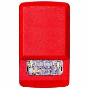 EATON ELSTR-N LED Strobe, Red, LED, 24 V, 100000 hr Lamp Life, Dome, 1 3/10 Inch Size Ht, 0.185 DC | CP4ATD 797FE4