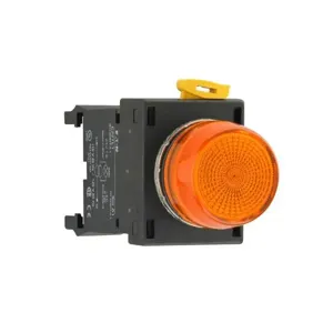 EATON EM22H9 Pushbutton, 25 Mm Indicating Light, Chrome, No Light Unit, Metallic, Zinc Die-Cast | BH9DUY