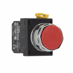 EATON EM22P2 Non-Illuminated Pushbutton Operator, 22.5 mm, Red | BH9DVL