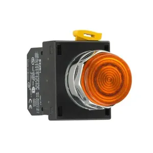 EATON EM22T9 Pushbutton, 22.5 Mm, Metallic, Nema 3, 3R, 4, 4X, 12, 10, Illuminated | BH9DVV