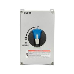 EATON ER53060UPGB Enclosed Rotary Disconnect Switch, 60 A, Gray Cover, Black Handle, Nema 4X | BH9FGJ