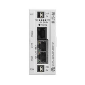 EATON EU5C-SWD-EIP-MODTCP Ethernet/Ip Modbus-Tcp Gateway, Two-Port Ethernet Switch | BH9GXF