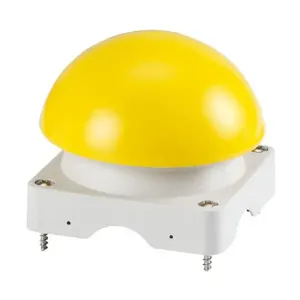 EATON FAK-Y-KC11-I Pushbutton, M22 Complete Palm Switch, 22.5 Mm, Mushroom Head Button, Momentary, Non-Illuminated | BH9HUB