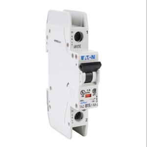 EATON FAZ-B15-1-NA-L-SP Miniature Circuit Breaker, Current-Limiting, 15A, 240 VAC/ 48 VDC, 1-Pole, B Curve | CV6NDX