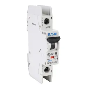 EATON FAZ-B16-1-NA-L-SP Miniature Circuit Breaker, Current-Limiting, 16A, 240 VAC/ 48 VDC, 1-Pole, B Curve | CV6NDZ