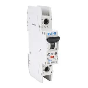 EATON FAZ-B16-1-NA-SP Miniature Circuit Breaker, Current-Limiting, 16A, 277 VAC/ 48 VDC, 1-Pole, B Curve | CV6NEA