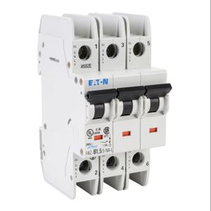 EATON FAZ-B1P5-3-NA-L Miniature Circuit Breaker, Current-Limiting, 1.5A, 240 VAC/ 96 VDC, 3-Pole, B Curve | CV6NEG