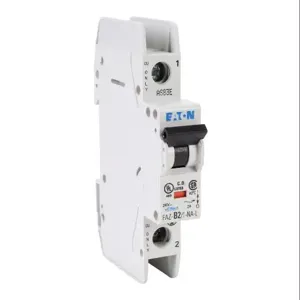 EATON FAZ-B2-1-NA-L-SP Miniature Circuit Breaker, Current-Limiting, 2A, 240 VAC/ 48 VDC, 1-Pole, B Curve | CV6NEK