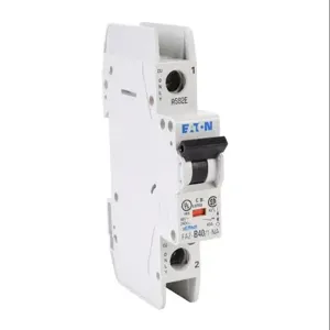 EATON FAZ-B40-1-NA-SP Miniature Circuit Breaker, Current-Limiting, 40A, 240 VAC/ 48 VDC, 1-Pole, B Curve | CV6NEW