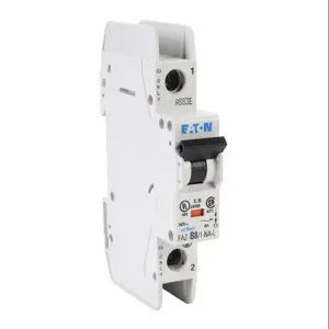 EATON FAZ-B8-1-NA-L-SP Miniature Circuit Breaker, Current-Limiting, 8A, 240 VAC/ 48 VDC, 1-Pole, B Curve | CV6NFN