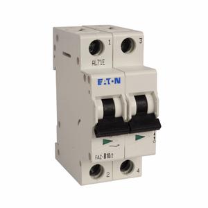 EATON FAZ-C1.5/2-NA Strombegrenzender Miniatur-Leistungsschalter, 277/480 V, 1.5 A, 2 Pole | BH9JNH