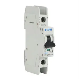 EATON FAZ-C1P5-1-NA-SP Miniature Circuit Breaker, Current-Limiting, 1.5A, 277 VAC/ 48 VDC, 1-Pole, C Curve | CV6NGD