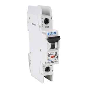 EATON FAZ-C25-1-NA-L-SP Miniature Circuit Breaker, Current-Limiting, 25A, 240 VAC/ 48 VDC, 1-Pole, C Curve | CV6NGL