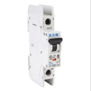 EATON FAZ-C32-1-NA-L-SP Miniature Circuit Breaker, Current-Limiting, 32A, 240 VAC/ 48 VDC, 1-Pole, C Curve | CV6NGP