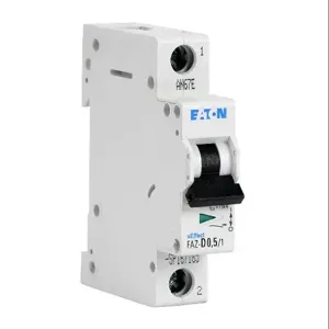 EATON FAZ-D0P5-1-SP Miniature Supplementary Protector, 0.5A, 277 VAC/ 48 VDC, 1-Pole, D Curve | CV6UXB