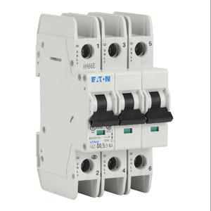 EATON FAZ-D0P5-3-NA Miniature Circuit Breaker, Current-Limiting, 0.5A, 480Y/ 277 VAC/ 96 VDC, 3-Pole, D Curve | CV6NHG