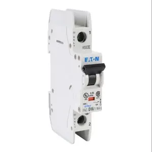 EATON FAZ-D16-1-NA-L-SP Miniature Circuit Breaker, Current-Limiting, 16A, 240 VAC/ 48 VDC, 1-Pole, D Curve | CV6NHN