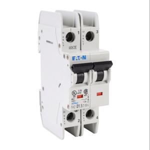 EATON FAZ-D1P5-2-NA-L Miniature Circuit Breaker, Current-Limiting, 1.5A, 240 VAC/ 96 VDC, 2-Pole, D Curve | CV6NHT