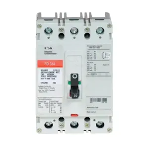 EATON FD3030BP10 C Complete Molded Case Circuit Breaker, F-Frame, Fd, Complete Breaker | BH9LPC