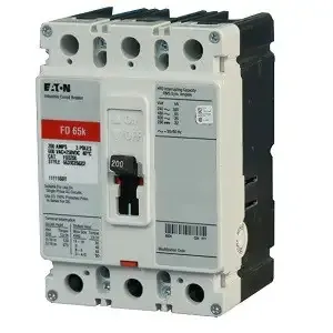 EATON FPS3200 Definite Purpose Molded Case Circuit Breaker, 3 Pole, 600 VAC | CE6GLH