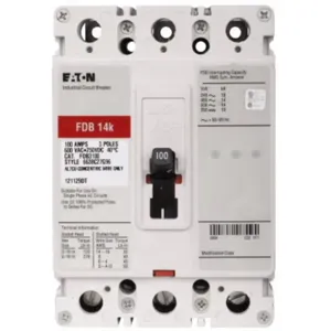 EATON FDB3070 C Complete Molded Case Circuit Breaker, F-Frame, Fdb, Complete Breaker | AG8NLF