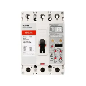 EATON FDE316036 C Electronic Molded Case Circuit Breaker, F-Frame, Fde, Digitrip 310 Rms | BH9NKY