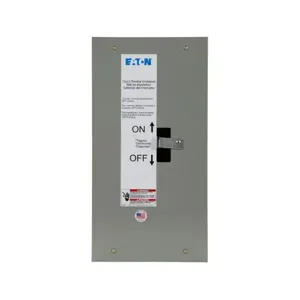 EATON FFD100E Earth Leakage Circuit Breaker Enclosure, Nema 1, Indoor, Flush Mount, Breaker Types: Elfd, | BH9PCT