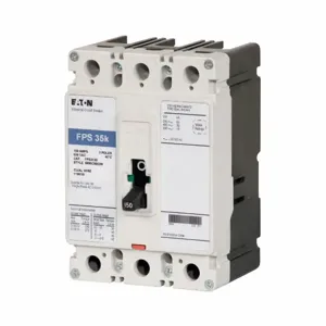 EATON FPS3025W Definite Purpose Molded Case Circuit Breaker, 600 VAC, 25 A, 18 kA Interrupt, 3 Poles | BH9QNX