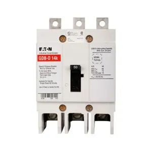 EATON GDB3035V C Complete Molded Case Circuit Breaker, G-Frame, Gdb, Complete Breaker | BH9TQN