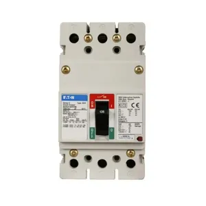 EATON GEH3110FFM G Molded Case Circuit Breaker, Eg-Frame, Ge, Fixed Thermal, Fixed Magnetic Trip | BH9UDB