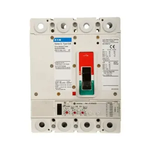 EATON GJE4200AAM G Molded Case Circuit Breaker, Jg-Frame, Gj, Adj. Thermal, Adj. Magnetic Trip | BH9VKX