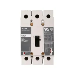 EATON GMCP015E0C C Motor Circuit Protector, G-Frame, Gmcp, Magnetic Only Trip Type | BH9WHM