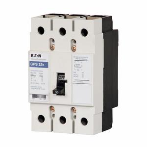 EATON GPS3020A3S1 Molded Case Circuit Breaker, 480 VAC, 20 A, 65 kA Interrupt, Shunt/Thermal Magnetic Trip | BH9WKC