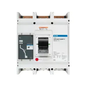 EATON GRC416T33PWP09 G Electronic Molded Case Circuit Breaker, Rg-Frame, Gr, Digitrip 310 Rms | BH9WMX