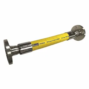 EATON H034532-20-SS-FF Chemical Hose Assembly, 2 Inch Inside Diameter, 20 ft. Length, Yellow | CH9VKH 55AN82