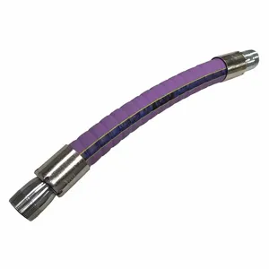 EATON H052332-PUR-15-SS-MPT Chemical Hose Assembly, 2 Inch Inside Diameter, 15 ft. Length, Purple | CH9VKB 55AL79