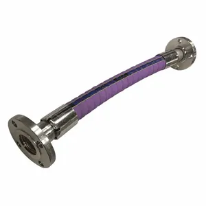 EATON H052324-PUR-50-SS-FF Chemical Hose Assembly, 1 1/2 Inch Inside Diameter, 50 ft. Length, Purple | CH9VVL 55AM37