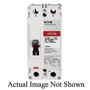 EATON HFD2015-GR1 Molded Case Circuit Breaker, 240/480/600 VAC/250 VDC, 15 A, 22/25/65/100 kA Interrupt | BH9XNE
