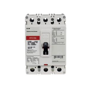 EATON HFD3050-GR1 Molded Case Circuit Breaker, 240/480/600 VAC/250 VDC, 50 A, 22/25/65/100 kA Interrupt | BH9YAA