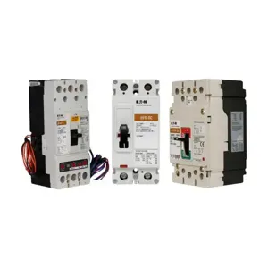 EATON HFDDC2225W C-F Frame Circuit Breaker, 225A, Two-Pole, Without Terminals | BH3BXV