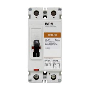 EATON HFDDC2100L C Dc/Pvgard Complete Molded Case Circuit Breaker-Frame, Hfd, Complete Breaker | BH3BWT