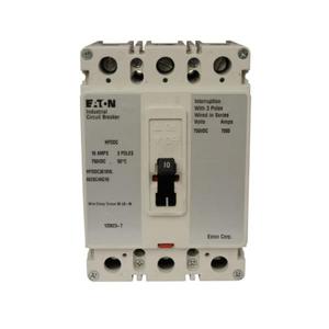 EATON HFDDC3070D17M08 C Dc/Pvgard Complete Molded Case Circuit Breaker, F-Frame, Hfd, Fixed Thermal | BH3BYP
